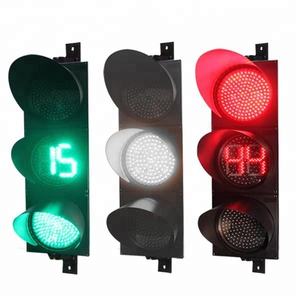 Feux de circulation de haute qualité 300 mm rouge vert <span class=keywords><strong>2</strong></span> modules avec rouge vert jaune 3 couleurs <span class=keywords><strong>1</strong></span> module minuterie de compte à rebours feux de circulation <span class=keywords><strong>LED</strong></span> - Product Image 1