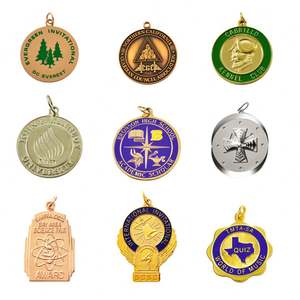 Vente flash - Pendentif avec logo gravé sur mesure, design vintage, collier en métal artisanal - Product Image 6