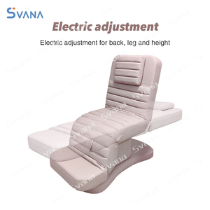 Chaise d'esthéticienne moderne rose Table de massage électrique réglable pour salon de beauté - Product Image 3