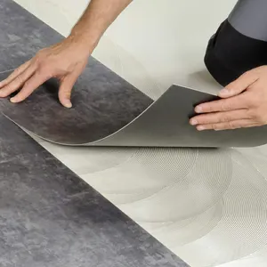 Autocollant de sol en Pvc étanche, tapis adhésif de sol en usine chinoise