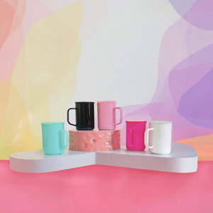 17oz Macaron Colored Jelly Coffee <b>Mug</b> Cups Blank Sublimation Glass American Style Business Gift <b>Plastic</b> - Product Image 3