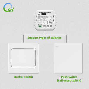 Relé Domótico <span class=keywords><strong>Wifi</strong></span> Tuya Inteligente 16A 100-240V 50/60Hz Control por Voz con Alexa y Google Home Assistant Control Remoto RF - Product Image 4