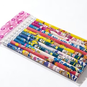 Crayons d'école personnalisés, papeterie, crayon en bois HB de 7 pouces avec gomme blanche, crayon fantaisie coloré pour enfants créatifs - Product Image 5
