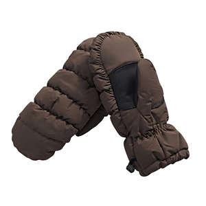 Manoplas Marrones de Invierno con Correa Negra, Guantes Térmicos para Exteriores, Estilo Casual, Largo hasta la Muñeca, Material de Poliéster y Algodón - Product Image 3