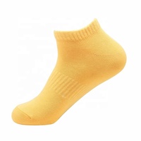 LINGTU Vente en gros 75% Chaussettes en coton Chaussettes athlétiques souples et respirantes Chaussettes de course à pied pour hommes Chaussettes de cheville pour le sport