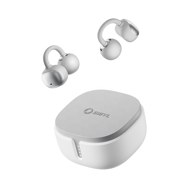 Open-Ear Wireless Sports Earphones with ENC Noise Reduction Lightweight Clip Design Secure Fit for Running and Daily Workouts