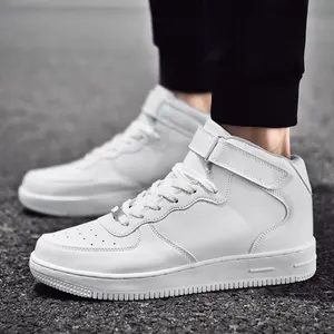 Sikaini nuovo modello taglio alto puro bianco puro nero sport casual Unisex scarpe antiscivolo uomo Sneaker