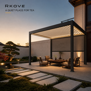 Pérgola de Jardín Accesible para Personas Mayores con Diseño de Circulación a Niveles para Comodidad en el Salón al Aire Libre - Product Image 6