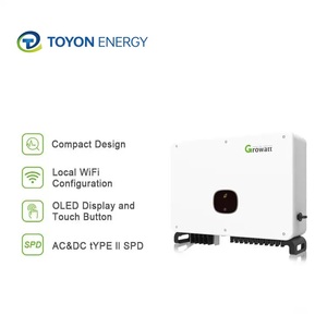 Système solaire photovoltaïque Growatt 50KW 60KW 70KW triphasé 380V 480V connecté au réseau 50-70KTL3-X LV/MV avec MPPT pour usage commercial - Product Image 1