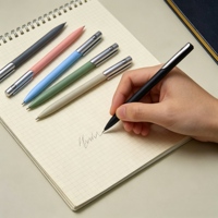 Bolígrafo Retráctil de Plástico de 0.5mm con Cuerpo Deportivo para Escritura, con Logotipo Personalizado, Accesorios de Oficina Ejecutiva, Bolígrafo NFC
