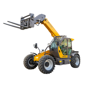 핫세일 4x4 주행 텔레핸들러 험지용 텔레스코픽 붐 지게차 디젤 지게차 사륜구동 - Product Image 1