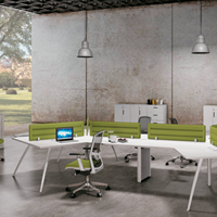 Meubles de bureau modernes, séparateur de bureau acoustique en PET de 13 mm, écran de confidentialité pour bureau, cloison absorbant le son, taille et couleur personnalisables