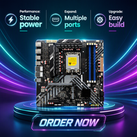 Motherboard ATX Industri Terintegrasi LGA1700 Generasi ke-12/13/14, 4 DDR5, 4 SATA 3.0, 4 HD 4K, RJ45 2.5G LAN, PCIe 5.0 X16, PCIe 4.0 X4