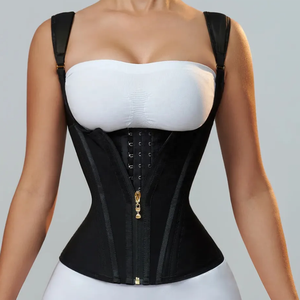 Corsé Reductor de Cintura para Mujer al por Mayor, Faja Moldeadora con Varillas de Acero, Quemador de Grasa Abdominal con Cremallera - Product Image 1