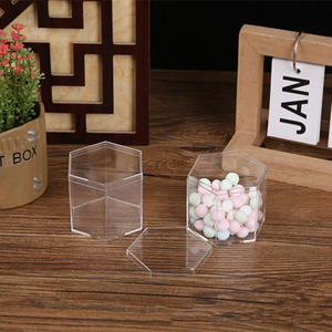 Boîte d'emballage en plastique PS recyclable en gros pour bonbons et cadeaux, bacs <span class=keywords><strong>de</strong></span> <span class=keywords><strong>rangement</strong></span> en plastique pour artisanat, 2,75 x 2,36 x 2,16 pouces - Product Image 4