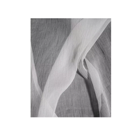 Tissu en mousseline de soie froissée en soie de mûrier 100% 37 grammes 7.5mm voile de style uni tissé en satin pour les mariages Textiles de maison imprimés filles