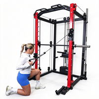 Produit phare à prix d'usine : Équipement de fitness multifonctionnel pour la maison, barre de traction, machine à poulies, machine Smith, rack à squats