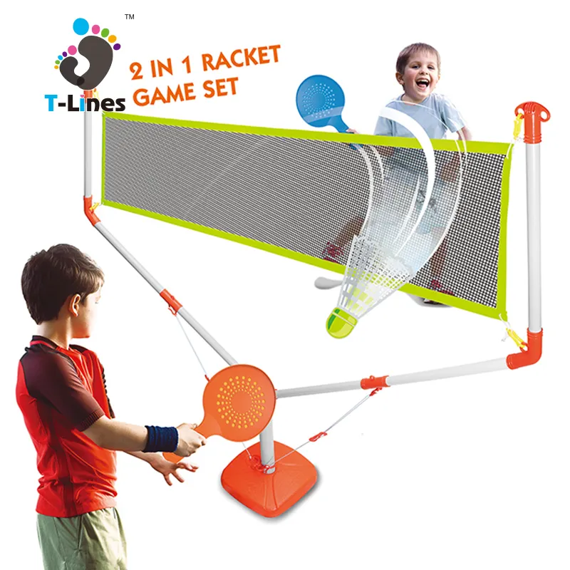 1 Set Mini Alloy Tennis Racket Parent-Child Sports Game Toys Playing Game Playth 