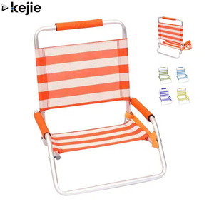 Chaise de plage pliable au design contemporain, avec structure en tube d'aluminium, tissu Oxford 600D respirant et anti-humidité, et système de refroidissement ventilé. - Product Image 1