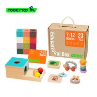Jouets Montessori, jouets éducatifs pour bébés et tout-petits, boîte d'abonnement pour 7 à 12 mois