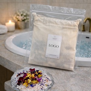 Sachets de thé de bain aux herbes <span class=keywords><strong>bio</strong></span> relaxants à la rose, citron et romarin avec sels de bain de l'Himalaya et sels <span class=keywords><strong>d</strong></span>'<span class=keywords><strong>Epsom</strong></span> pour baignoires - Product Image 6