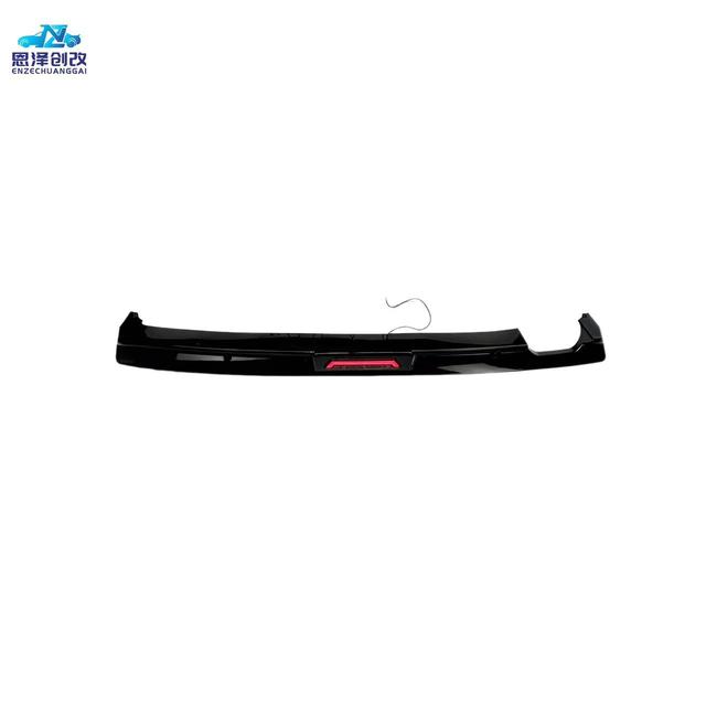 Factory Wholesale New ENZE High Quality for E36 Plastic Material Rear Lip Diffuser LED Bright Glossy Black Upgrade Body Kit