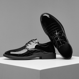 Zapatos de Vestir Impermeables para Hombre, Mocasines Sin Cordones para Oficina, Antideslizantes, Suela Suave de Cuero PU, Transpirables y Resistentes - Product Image 2