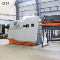 Máquina Dobladora de Barras de Acero Automática LUTENG - Programable por CNC, Procesamiento Rápido, Diseño a Prueba de Polvo para Obras de Construcción
