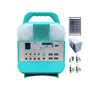 Mini Potable High Efficiency Solar System Energy Kit Off-Grid-Solars ysteme Solarpanel-Kit Heimgebrauch für Beleuchtungs systeme