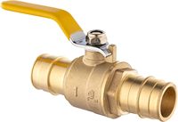 Katup Bola Ekspansi PEX-A Kuningan 1-Inci untuk Pipa PEX-A |   F1960 Shutoff Yellow Handle Bersertifikat UPC China VALVE155(2)