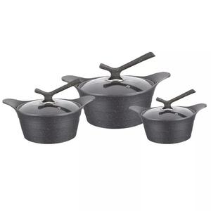 Casseroles antiadhésives en aluminium moulé sous pression pour fours à Induction, <span class=keywords><strong>20</strong></span> / 24 / 28 <span class=keywords><strong>CM</strong></span>, Style coréen - Product Image 2