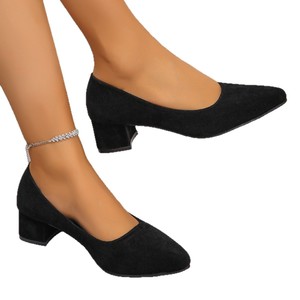 Chaussures à bout pointu et à talon bas pour femme, nouvelle collection automne, taille 43. - Product Image 5