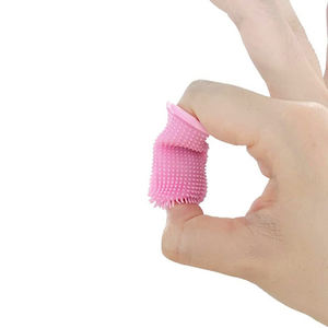 Cepillo de <span class=keywords><strong>Dientes</strong></span> para Perro, Cepillo de Silicona para Dedos de Mascotas, Limpieza de <span class=keywords><strong>Dientes</strong></span> de Perro, Color OEM, con Almacenamiento, Productos para Mascotas - Product Image 3