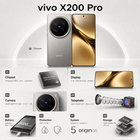 Smartphone vivo X200 Pro, marque originale, neuf, processeur octa-core, 5G, double SIM, téléphone de jeu Android, VIVO x200 pro