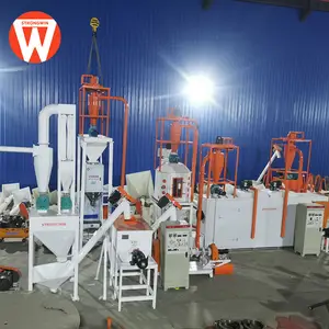 Automatic floating fish feed pellet extruder plant