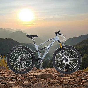Vélo de montagne à suspension souple <span class=keywords><strong>ERMA</strong></span> LIMIT-MTB-005 27,5 pouces, cadre en alliage d'aluminium, fourche avant à amortisseur verrouillable, frein à disque hydraulique 9 - Product Image 2
