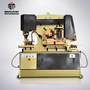 Metal Cutting Machine Mechanical Ironworker Combined Punching And Shearing Machine Q35TC-120