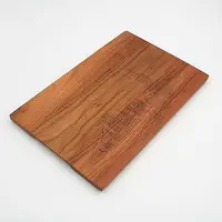 Premium tik ahşap kesme tahtası katı mutfak organik ahşap kesme tahtası ile damla suyu oluk