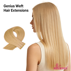 ผมปลอม KSWIGS แบบผสมสี Genius Weft ผมแท้ 100% เกรด Virgin Remy บางเบา มองไม่เห็นรอยต่อ ขายส่งสำหรับช่างทำผมในร้านเสริมสวย และขายส่งจำนวนมาก - Product Image 1