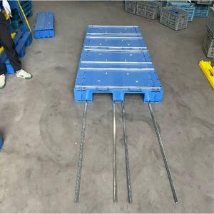 <span class=keywords><strong>Pallet</strong></span> in Plastica Industriale Resistente agli Urti di Grandi Dimensioni Personalizzato 2200mmx1200mmx150mm con Piano Chiuso per Carichi Pesanti - Product Image 3