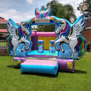 Château gonflable commercial de qualité supérieure Nova OEM en PVC, avec toboggan, pour enfants, utilisation extérieure commerciale - Product Image 2