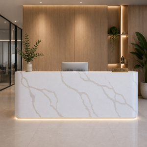 Spaces intérieurs ouverts, marbre Calacatta Bali, grand format, pierre naturelle avec veinage spectaculaire pour une décoration murale saisissante - Product Image 3