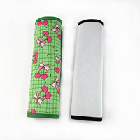 Couvre-ceinture de sécurité en néoprène sur mesure, motif mignon, protège-épaules, petite taille, pour vente en gros