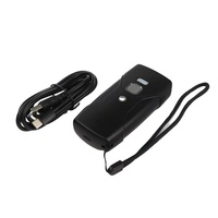 Scanner de codes-barres 2D BT léger et portable de taille mini peut se connecter à un téléphone portable/tablette/PC compatible IOS/Android/Windows