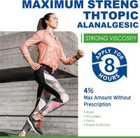 Patch de gel de récupération sportive ZEEY avec 5% de menthol - Adhésion résistante à la transpiration pour les athlètes - Soulagement de la douleur - Thérapie