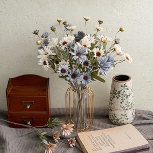 MW66784 stelo di crisantemo colorato artificiale Bouquet fiore <span class=keywords><strong>margherita</strong></span> fiore <span class=keywords><strong>margherita</strong></span> artificiale per la decorazione della casa - Product Image 2