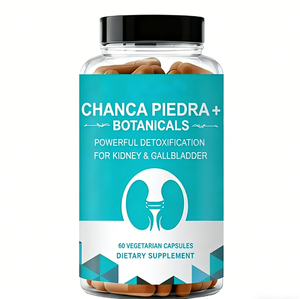Kapsul Chanca Piedra Label Pribadi Ekstrak Tumbuhan Detoksifikasi Kuat untuk Ginjal dan Kantong Empedu 60 Kapsul Herbal Dewasa - Product Image 1