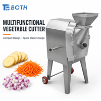 Automatische fruit- en groentesnijmachine Industriële snijmachine Shredder Dicer 220V voor voedselverwerkingsfabriek