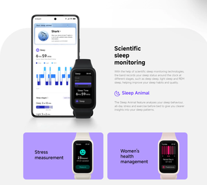 <span class=keywords><strong>Xiaomi</strong></span> Smart <span class=keywords><strong>Band</strong></span> 9 Active 1,47 ''TFT Display Monitoreo DE SALUD Smartwatch Batería de larga duración Fitness Monitoreo Pulsera Reogio - Product Image 5