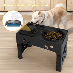 Comederos Ergonómicos Elevados para Gatos con Soporte Plegable, Tazón Antivómito para Gatos de Interior - Product Image 5